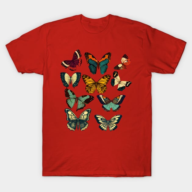 Vintage Butterflies 4.0 T-Shirt by CreativeDesignsx